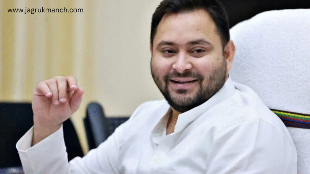 Tejashwi Yadav ka photo, Bihar ke yuva neta aur Janata Dal (RJD) ke pramukh